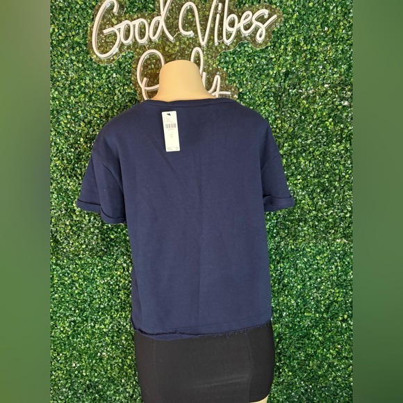 Anthropologie Maeve Beach Embroidered Sweatshirt Tee Size S - Picture 7 of 14